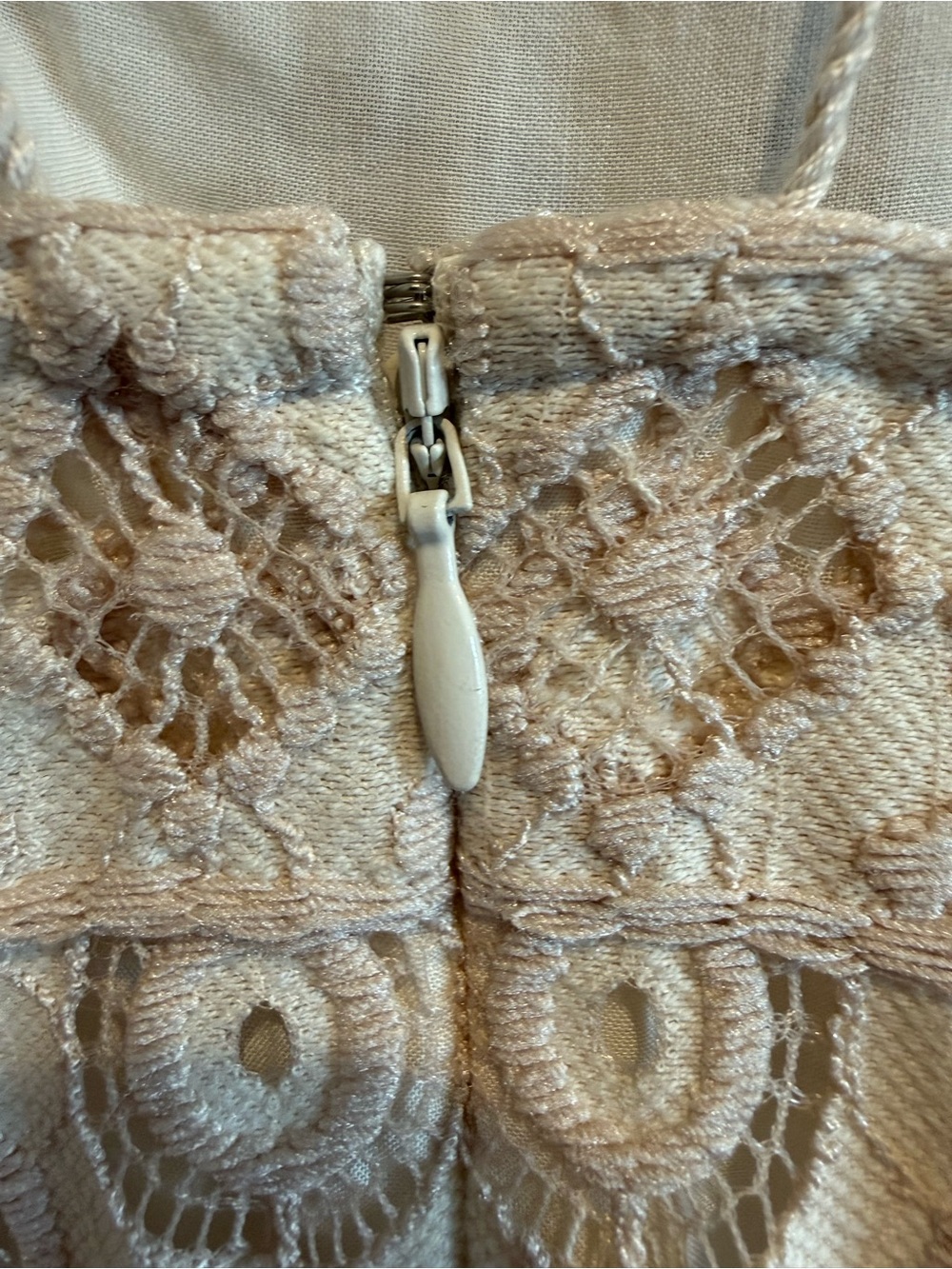 Free People Just Like Honey crochet Lace Dress - size 6 - Picture 6 of 11